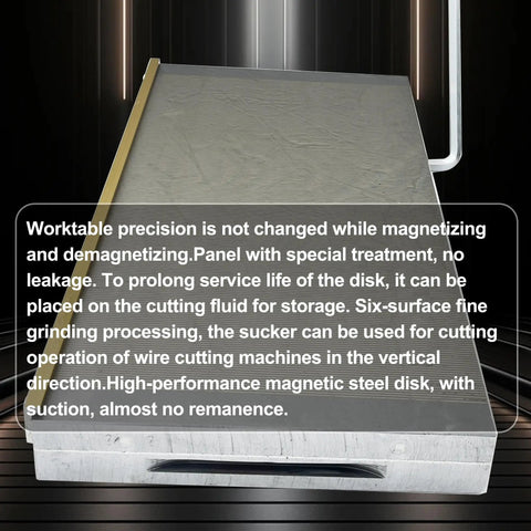 10 X 20 Inch Permanent Magnetic Chuck For Surface Grinder And Grinding Machine, High Precision Workholding With Rock Solid Suction 100 To 120 N Per Cm2 And Uniform Magnetic Distribution, Built To Last., 10x20 inch magnetic chuck for surface grinding