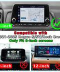 Compatibility guide for Center Console Organizer for 2021-2026 Nissan Rogue S SV Rock Creek featuring 8-inch screen compatibility.