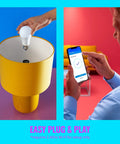 Smart Candle Bulb 40W Equivalent, E12 Base, Full Color, Dimmable, Indoor WiFi Connected, Voice or App Control, Motion Activated SpaceSense, Matter Compatible, 1 Pack, Easy Setup, Lit Color Options in lamp and phone setup