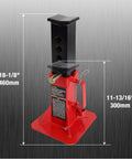 Heavy Duty 12 Ton Automotive Jack Stands Adjustable Height For Cars And Trucks 26,400 Lb Capacity Red 1 Pair Built Tough