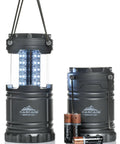 Pop-Up LED Lantern 100 Lumen, 360 Degree Bright Light, IPX4 Water Resistant with batteries, Two-Pack for camping and emergencies