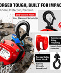 Half Ton Hand Chain Hoist For Garage And DIY Lifting, Compact Lightweight Manual Chain Block, 1100 Lbs Working Load