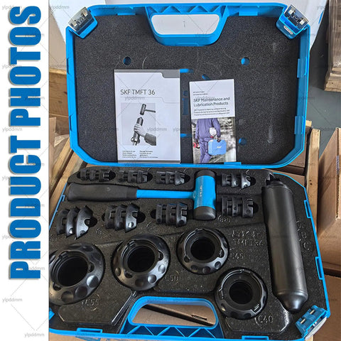 Bearings Installation Tool Set With Seal Driver And Race Installer in blue case, featuring hammer and impact rings.