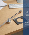 Portable Torch Circle Cutting Guide Roller Wheel Compass for Oxyacetylene and Plasma Torches on wooden desk