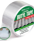 Heavy Duty Aluminum Butyl Tape 2 Inch Wide Waterproof Seal For Roofs Gutters Pipes RVs And Outdoor Patching That Stops Leaks Fast With Airtight Long Lasting Bond