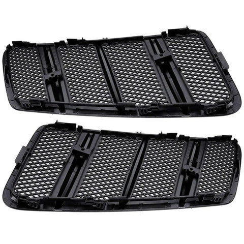 Pair Left Right Hood Air Vent Grille Cover For Mercedes Benz W166 ML GL GLE Class 2012 To 2016 ML350 ML450 ML550 ML63 AMG