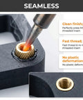 Pro Grade M3 Threaded Inserts Kit For 3D Printing With Heat Set Inserts Bolts Nuts And 60W Digital Soldering Iron Kit Two Interchangeable Tips Easy Install For 3D Printed Parts