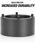Pro Grade Built Tough Hub Locknut Socket For Toyota 4WD, 1/2 Inch Drive, Solid Pin Design displayed from top angle