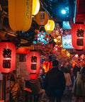 Japanese Style Red Silk Lanterns 14 Inch Traditional Hanging Lamps Waterproof Indoor Outdoor Festival Decor Izakaya Tavern Vibe