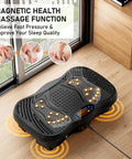 Vibration Plate Exercise Machine For Full Body Workouts, 130 Levels Of Vibration, Lymphatic Drainage, Weight Loss on wooden floor