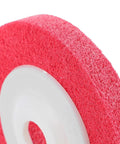 Multipurpose Nylon Grinding Wheels For Metal Wood And Plastic. Lightweight High Efficiency Buffing Disc close-up view.