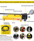 Heavy Duty Manual Hydraulic Torque Wrench With Embedded Pressure Gauge Delivers A Rock Solid 9954 Nm Output For Serious Construction Jobsite Fastening That Knocks Out Stubborn Nuts Without Breaking A Sweat, showcasing compatible manual hydraulic pump features.