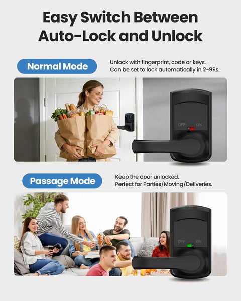 Slick Smart Fingerprint Door Lock With Keyless Keypad Handle Featuring No Sweat Biometric Entry And Legit Fast Access While Leveling Up Your Home Security Setup Today