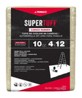 Heavy Duty Canvas Drop Cloth 4 Ft By 12 Ft Tan Protect Floors From Paint Spills In Hallways And Narrow Spaces Washable And Reusable Contractor Grade 48 Sq Ft For Indoor Or Outdoor Projects packaging