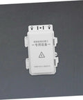 Top Tier Phenofice White Plastic Electrical Junction Box Waterproof Case on dark background for outdoor electric outlet installs.