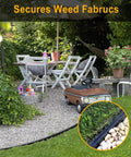 100 Pack 8 Inch Plastic Landscape Stakes With Spiral Nylon Edging Spikes for weed barrier installation in garden