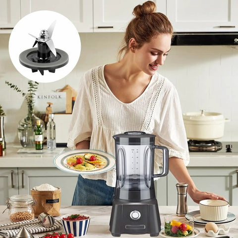 Replacement Blender Blade Assembly With 3 Gaskets For CBT500 SB5600 CB600 Series Blenders Easy Plug And Play Fix With A 2.71 Inch Blade Durable Gaskets Ideal For Quick Home Kitchen Repairs And Smooth Blending