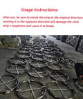 Heavy Duty Steel Main Line Drain Auger Manual Plumbing Snake Bust Through Grit And Blockages In Kitchen Bathroom And Shower With Durable Steel Cord arranged in rows for storage.