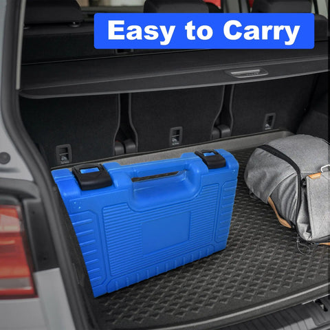 Camshaft Crankshaft Engine Timing Tool Kit For EA888 1.8 2.0 TSI TFSI Engines, DIY Friendly Fit, blue case in car trunk