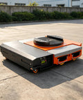 Top Shelf 360 Rotating Turntable Cart Heavy Duty Electric Mover With Wireless Remote Control, showing smooth surface and robust build.