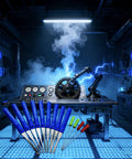 12 Piece Comprehensive Extractor Kit For Removing Broken Parts And Hardware Repairs in futuristic workshop