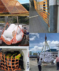 Heavy Duty Cargo Lifting Net Built To Get It Done Crushes Heavy Loads Securely In Warehouses Docks And Construction Sites.