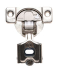 Front view of Soft Close Cabinet Hinges For 1/2 Inch Overlay, 10 Pack, 108 Degree Opening, Screw-On Wrap Around Mount, USA made