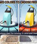 Powerful 3000W High Pressure Steam Cleaner With Huge 3.5 Liter Water Tank And Fast 40 Second Heat Up Time For Deep Cleaning Homes Cars And Commercial Spaces With Included Accessories Easy To Move Around in two color options.