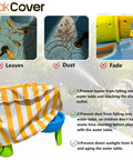 Outdoor Water Table Cover For Toddlers 1 To 3 Fit 2 Tier Water Tables Rain Showers Splash Pond Protect Weatherproof Cover