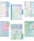 Floral Fun File Folders Bulk Pack Of 24 With Six Decorative Designs, 1/3 Cut Tabs, Heavy-Duty Stock For Home Office Organization