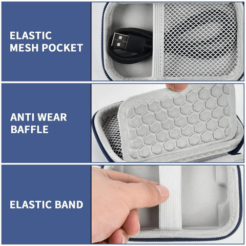 Go To Carrying Case For Samsung T9 T7 T7 Shield Portable SSD 1TB 2TB 4TB USB 3 Gen 2x2 External Drive Storage Travel Pouch features