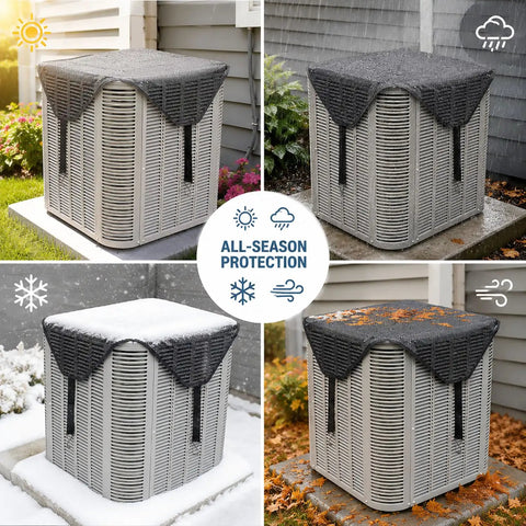 Heavy Duty Outdoor Cover For Air Conditioner Compatible With Payne Pa13na036000 Rugged Pvc Mesh Shuts Out Rain Grime And Leaves Lets Cool Air Glide Smooth Through The Grill Guard Core Compressor Against Frost And Scorch Keep Ventilation Wide Open