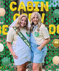 Camping Bachelorette Party Kit With Cabin Crew Before I Do Balloons Foil Fringe Curtain Banner Garland Camp Bride Sash
