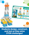 STEM Explorers Bridge Builders Classroom Set For Kids 5 And Up 305 Piece Totally Hands On Engineering Kit Eiffel Tower model