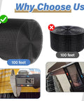 Comparison of 6-In By 100-Ft Critter Guard Roof Net Roll Kit With Rust-Proof Black PVC Coated Galvanized Mesh Pigeon Bird Proof Net