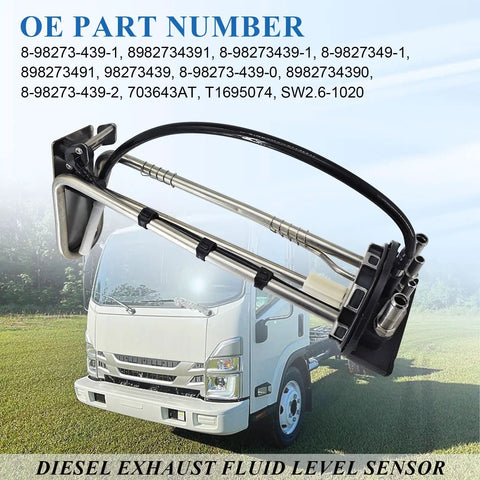 Isuzu Diesel Exhaust Fluid Level Sensor Replacement For NPR HD NPR XD NQR NRR 4HK1 Engines Go-To Direct Fit OE Compatible