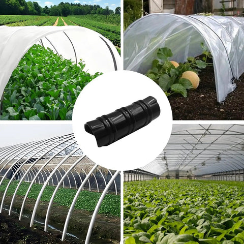 60Pcs 1 Inch Greenhouse Clips Clamps Set for PVC Pipe Greenhouse Film Sunshade Nets and Row Covers Durable ABS Plastic Garden Fasteners for Plants and Greenhouse Projects
