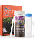 Soil pH And Nitrogen Test Kit 2 In 1 With Test Tubes 100 Count For Garden Lawn Grass Flower Vegetable Compost Nutrients Plants DIY