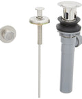 NuWave French Bidet Faucet In Brushed Nickel Finish Solid Brass Construction Deck Mount Installation Half Inch NPSM Connection