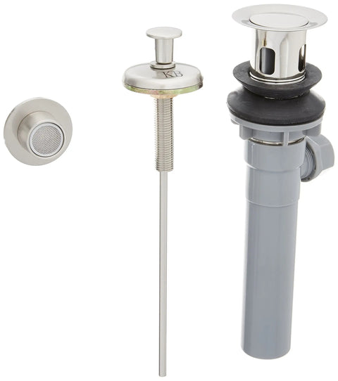 NuWave French Bidet Faucet In Brushed Nickel Finish Solid Brass Construction Deck Mount Installation Half Inch NPSM Connection