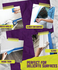 Applying Blue Painters Tape 2 Inch Wide Pack Of 24 Residue Free UV Resistant Masking Tape For Sharp Clean Lines On Walls Indoors Or Outdoors 4320 Feet Total Pro Grade Long Lasting Surface Safe to various surfaces like walls, car, glass, and wood trim for smooth finishes.