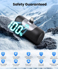 Mini Portable Charger For iPhone 17 16 15 Series And Android 5500mAh PD Fast Charging USB-C Power Bank with safety features