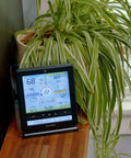 5 In 1 Wireless Indoor Outdoor Weather Station With Color Display For Real Time Backyard Weather And Hyperlocal Forecast on table
