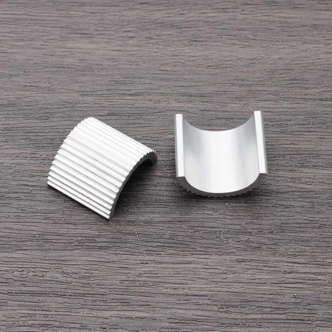 4 Pack Aluminum Alloy Bicycle Handlebar Spacers For 28mm To 22mm Conversion Washers Fits 22mm Diameter Bars No Fuss Easy To Install On Street Mountain Or Motorcycle Handlebars Silver Finish