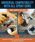 Pro Grade Spray Foam Cleaner And Polyurethane Applicator Restorer Featuring Fast Cut Solvent To Sweep Sticky Messes Boost Tool Life And Keep Diy Tasks Rolling Smooth In Two Pack Cans, showing spray cleaner use on tools.