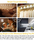 Adhesive LED Light Strip Kit For Display Cases, 14Ft Flexible Jewelry Showcase Lighting With Dimmable Bright White 6000K, 90 LEDs