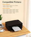 Printer on desk displaying compatible models, for Five Color XXL Ink Cartridge Value Pack High-Capacity Replacement For 280 281 Ink Cartridges.