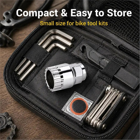 Pro Grade All In One Bike Maintenance Kit with Bottom Bracket Removal Tool in compact carrying case