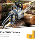 Chainsaw outdoors with logs showing Lightweight Reciprocating Saw Lever Replacement Part Kit For Fast Fixes DIY Friendly Precision Engineered Accessory Delivers Stable Performance And Easy Install On Multiple Model Types
