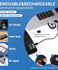 Charging Bluetooth Beanie With Light Built-In 4 LED Headlamp Hat USB Rechargeable for Unisex Winter Wear via laptop